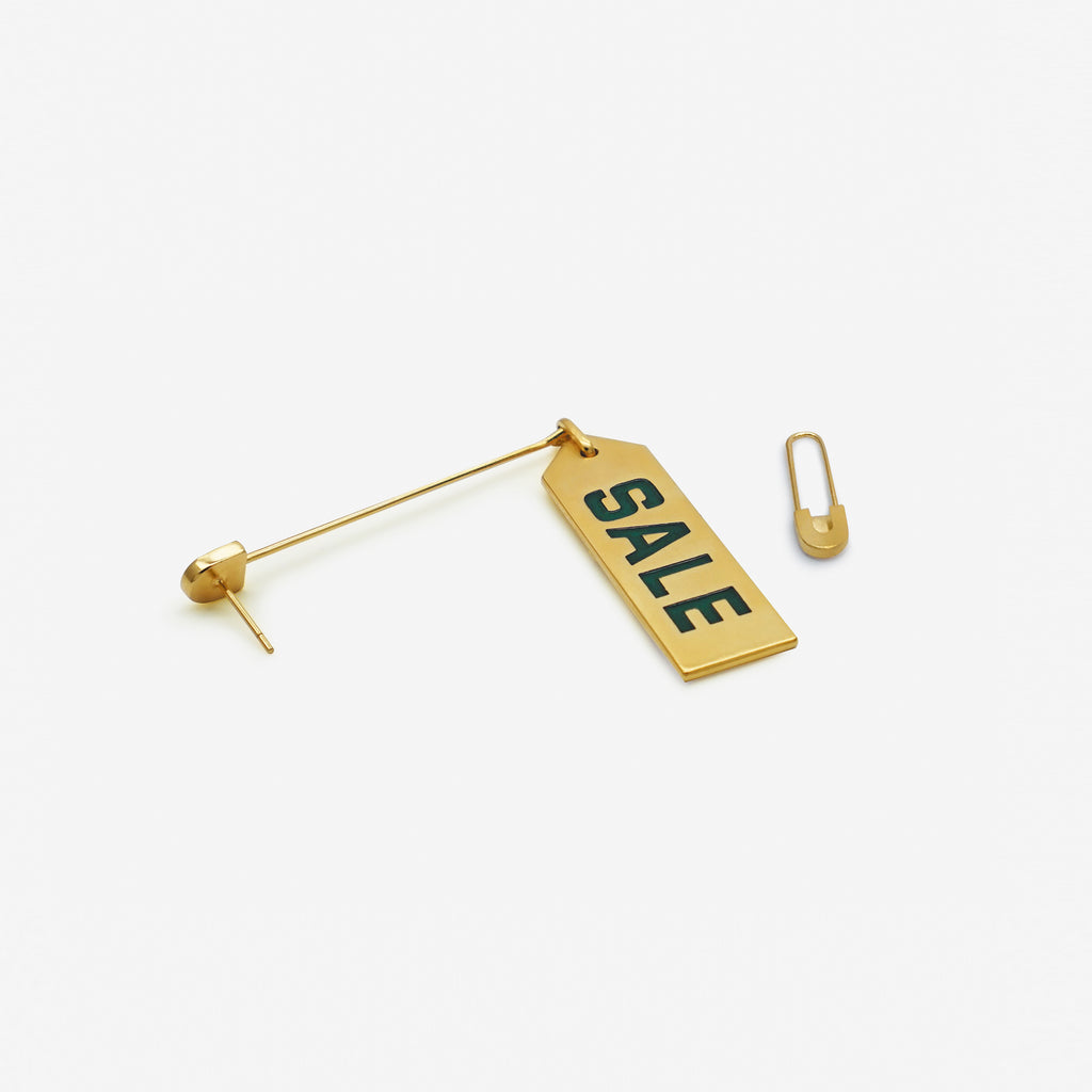 SALE TAG EARING