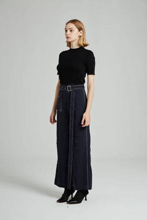 HIGH WAIST PANTS WITH BELT