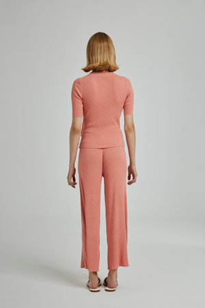 PINK KNIT PANT