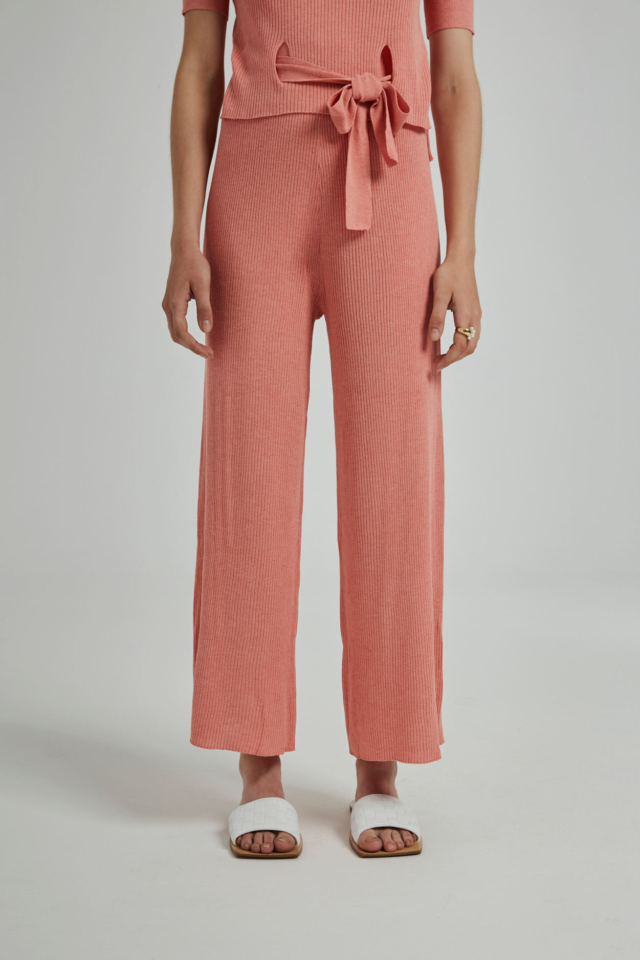 PINK KNIT PANT