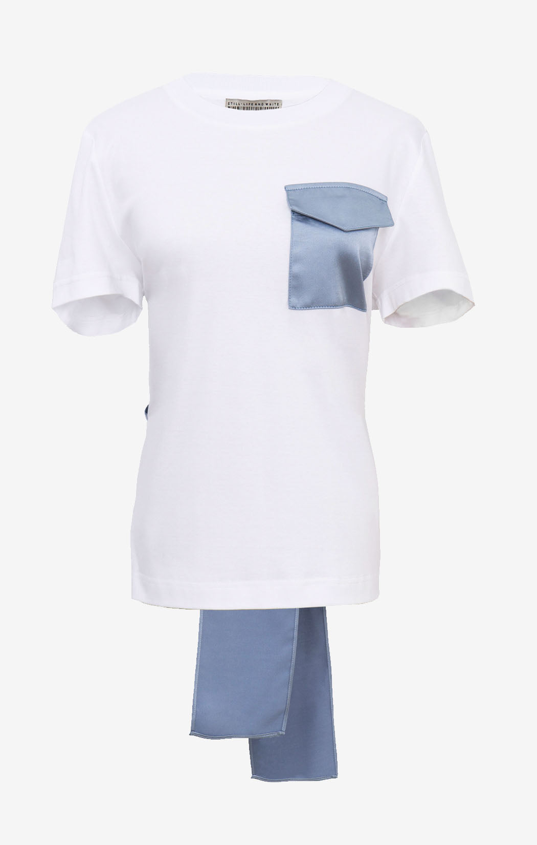 T-SHIRT WITH BLUE BOW